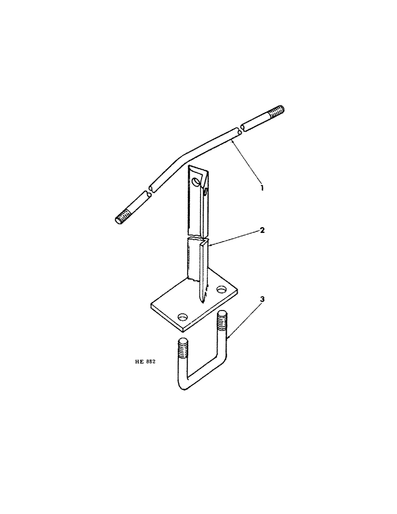 Схема запчастей Case IH 45 - (D-32) - WING FRAME TRUSS ROD, 31 FOOT 6 INCH MODEL BUILT PRIOR TO AUGUST 1976 SEASON 