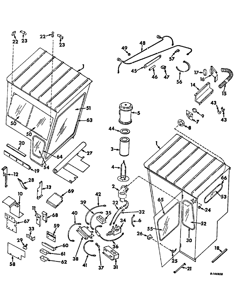 Схема запчастей Case IH 315 - (N-02) - PARTS ACCESSORIES AND ATTACHMENTS, OPERATORS CAB Accessories & Attachments
