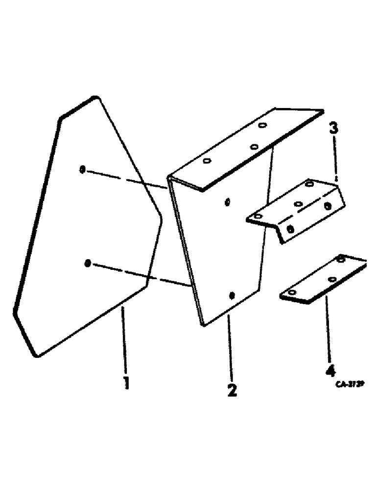Схема запчастей Case IH 403 - (055) - SLOW MOVING VEHICLE SERVICE PACKAGE (90) - PLATFORM, CAB, BODYWORK AND DECALS