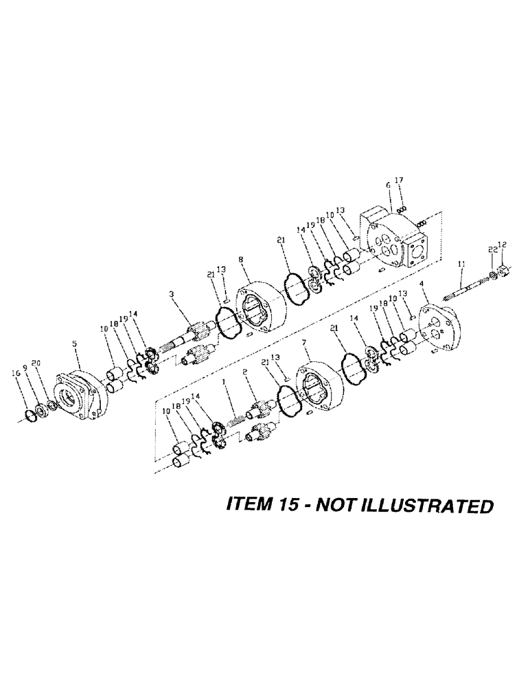 Схема запчастей Case IH 7000 - (B04-10) - HYDRAULIC PUMP, 108/6CT/M11-250 Hydraulic Components & Circuits