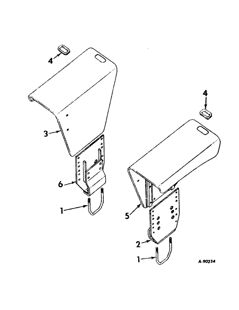 Схема запчастей Case IH 826 - (13-09) - SUPERSTRUCTURE, DELUXE FLAT TOP FENDERS WITH ADJUSTABLE HEAD LIGHTS, FARMALL TRACTORS (05) - SUPERSTRUCTURE