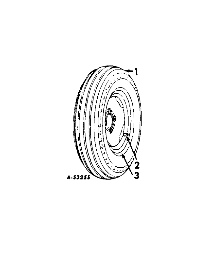 Схема запчастей Case IH 60 - (D-18) - PNEUMATIC TIRE 