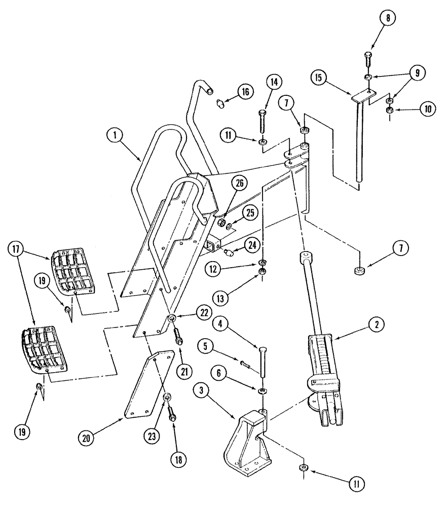 Схема запчастей Case IH STX375 - (09-35) - STEPS QUADTRAC TRACTOR (09) - CHASSIS/ATTACHMENTS