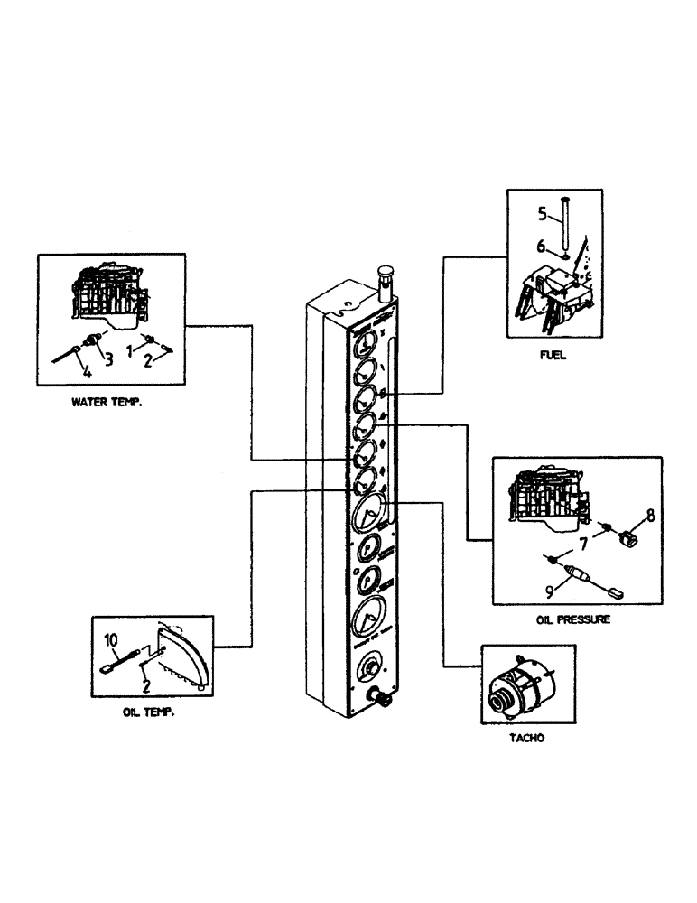 Схема запчастей Case IH 7700 - (C07-03) - SENDERS AND SWITCHES, 6CT Engine & Engine Attachments