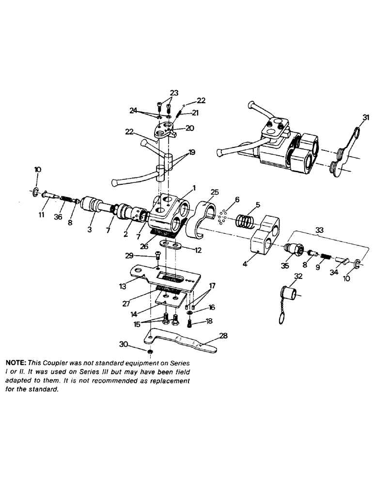 Схема запчастей Case IH STEIGER - (08-24) - HYDRAULIC COUPLER (07) - HYDRAULICS