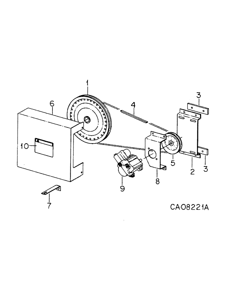Схема запчастей Case IH 1460 - (10-61) - HYDRAULICS, HYDRAULIC REEL DRIVE, WITH ROCK TRAP AND OR FEEDER REVERSER, SEPARATOR PARTS (07) - HYDRAULICS