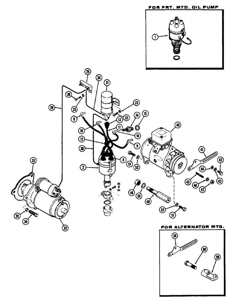 Схема запчастей Case IH 1060 - (426) - IGNITION SYSTEM, (284) SPARK IGNITION ENGINE (10) - ENGINE