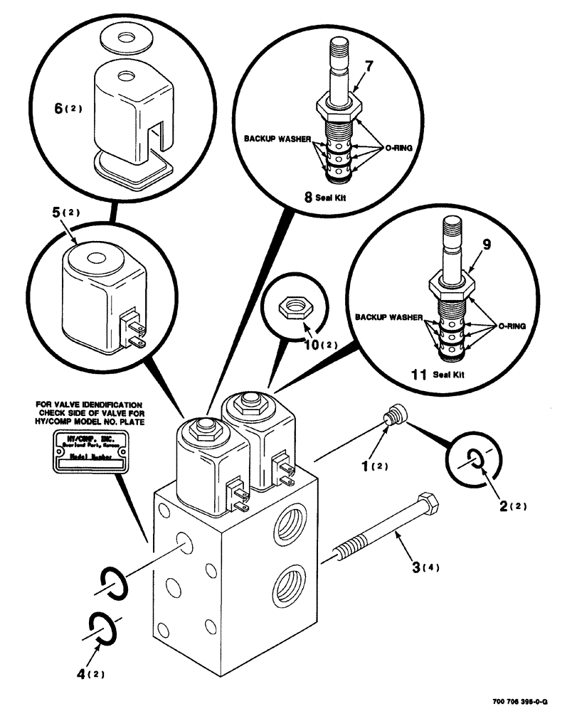 Схема запчастей Case IH 8576 - (08-014) - HYDRAULIC CONTROL VALVE ASSEMBLY, 700706395 HYDRAULIC CONTROL VALVE COMPLETE (07) - HYDRAULICS