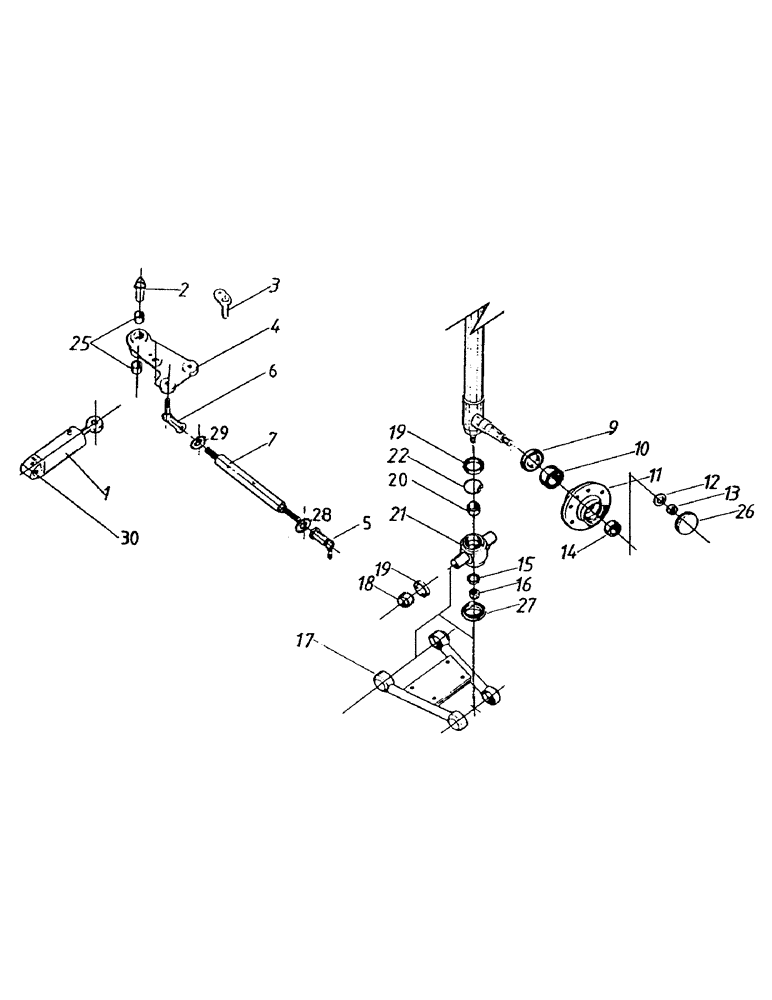 Схема запчастей Case IH 7000 - (A03-01) - MAINFRAME, FRONT SUSPENSION, 7000 Mainframe & Functioning Components