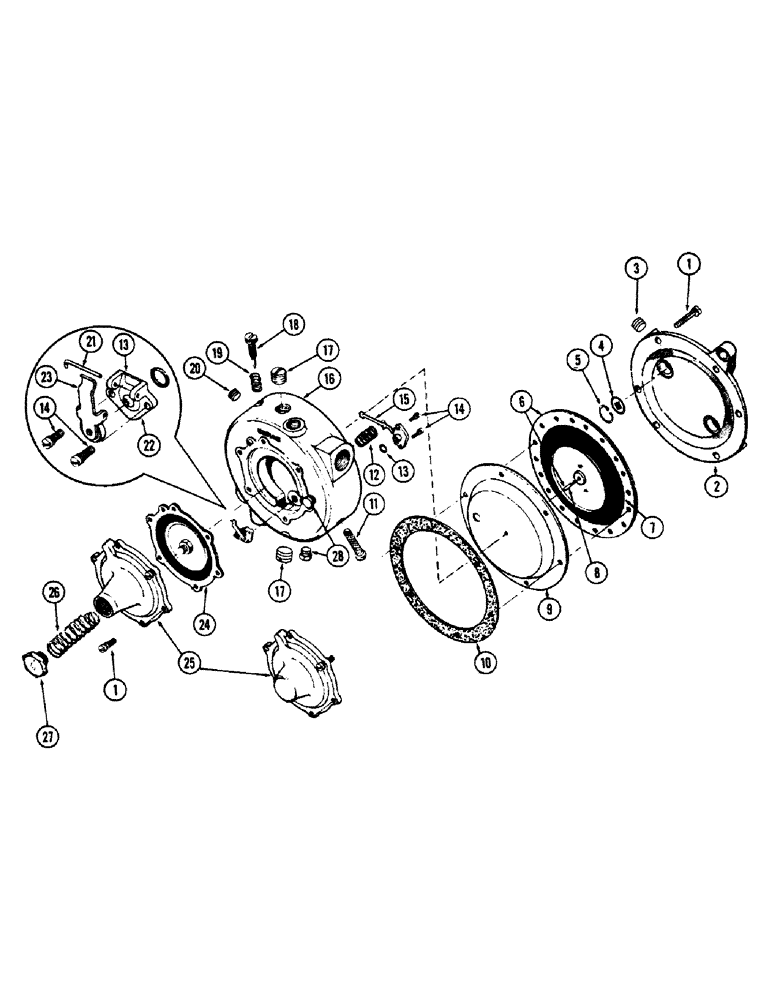 Схема запчастей Case IH 1010 - (432) - A21231 REGULATOR, 284 L.P. GAS ENGINE (10) - ENGINE