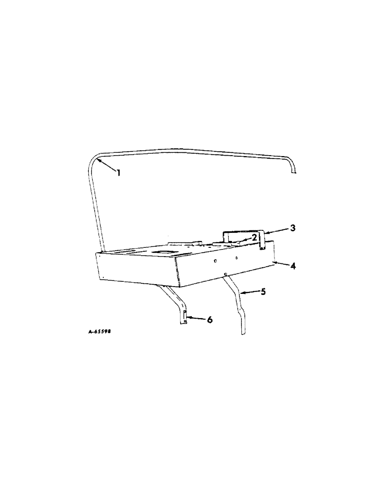 Схема запчастей Case IH 414 - (064) - PLATFORM (90) - PLATFORM, CAB, BODYWORK AND DECALS