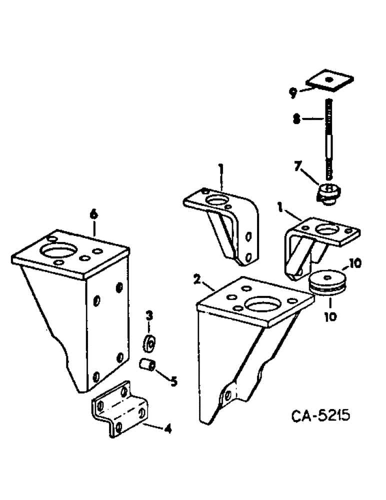 Схема запчастей Case IH 3288 - (13-07) - SUPERSTRUCTURE, PLATFORM SUPPORTS (05) - SUPERSTRUCTURE