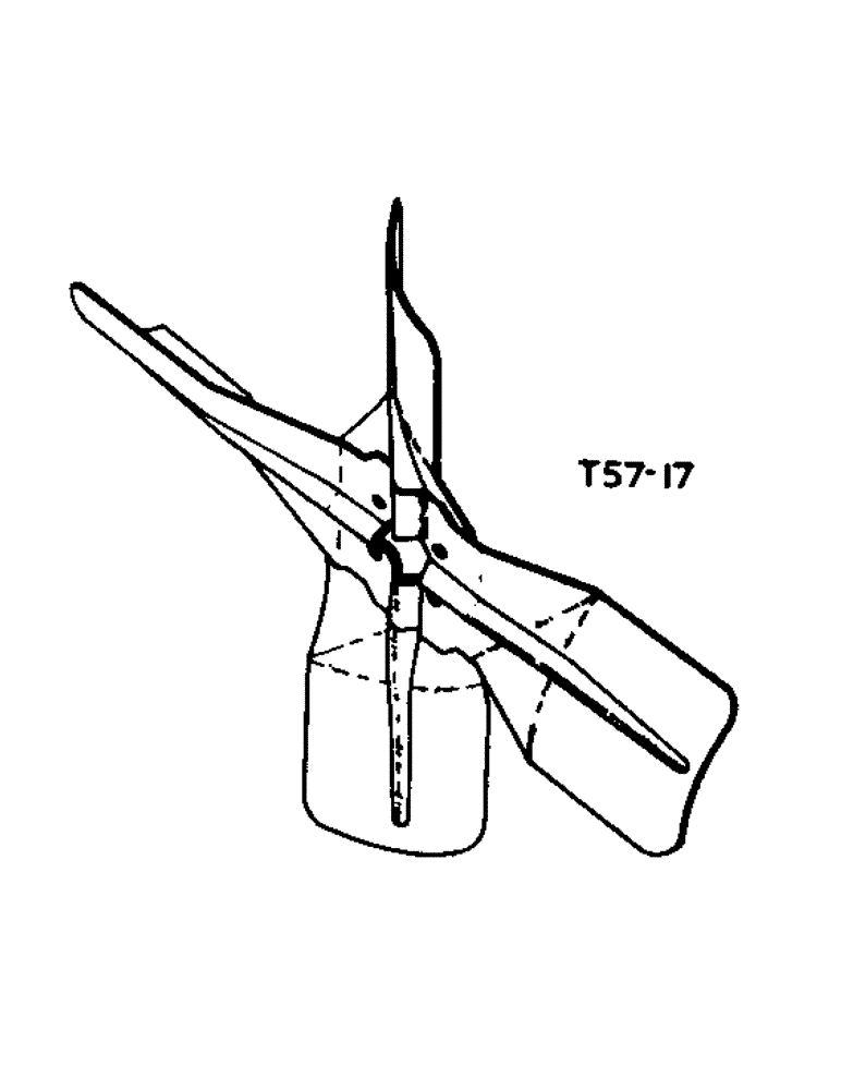 Схема запчастей Case IH 354 - (2-12) - PETROL ENGINE, FAN BLADE (01) - ENGINE
