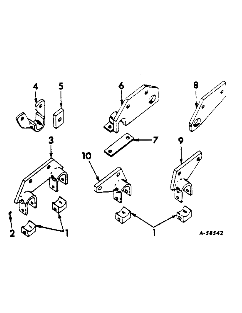Схема запчастей Case IH 60 - (D-26) - REPLACEABLE BEARINGS, TO SERVICE PLOWS IN THE FIELD 