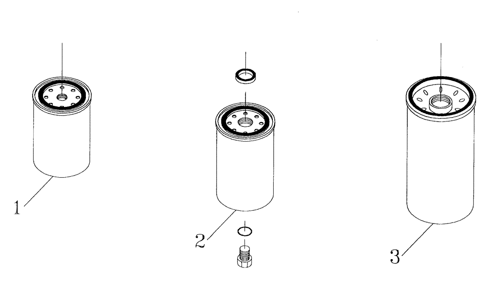 Схема запчастей Case IH 7700 - (C01[01]) - FILTERS {108} Engine & Engine Attachments