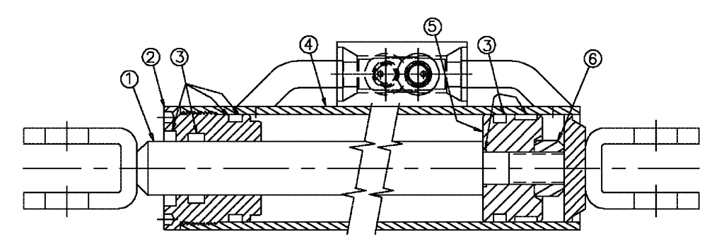 Схема запчастей Case IH SPX3200 - (07-002) - BOOM HEIGHT Cylinders