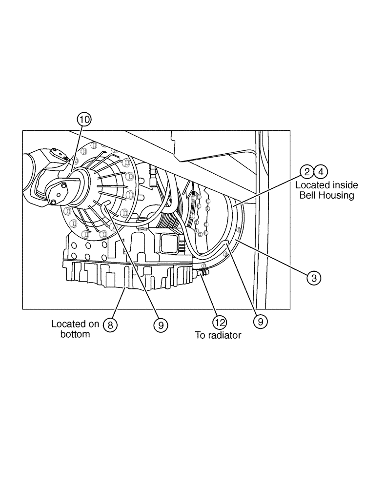 Схема запчастей Case IH 4375 - (03-001[02]) - TRANSMISSION (03) - TRANSMISSION