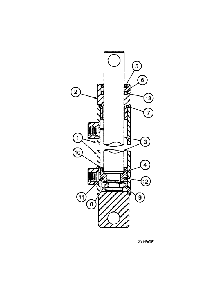 Схема запчастей Case IH INTERNATIONAL - (4-50) - MASTER REEL LIFT CYLINDER, 1.5 X 9.38 REPHASING, CESSNA (07) - HYDRAULICS