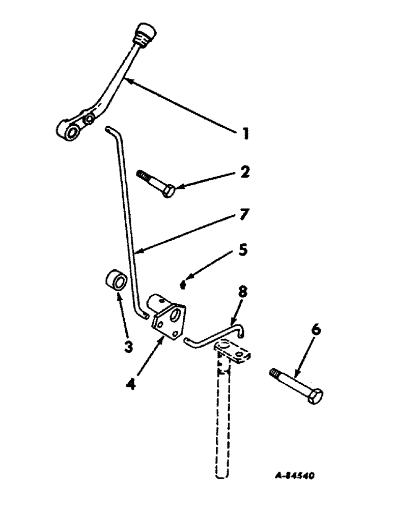 Схема запчастей Case IH 1456 - (07-29) - DRIVE TRAIN, TRANSMISSION CONTROLS, TRACTORS WITH ALL WHEEL DRIVE (04) - Drive Train