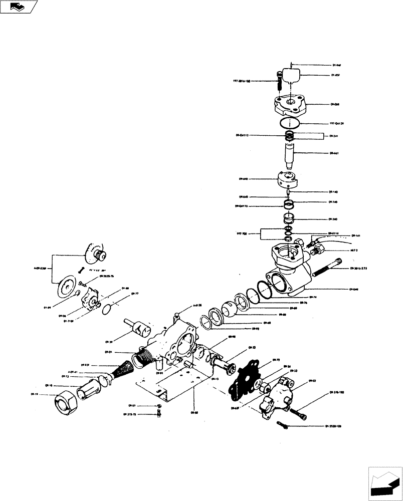 Схема запчастей Case IH 4100 II - (35.106.04) - B-9500 REGULATOR PARTS LIST (35) - HYDRAULIC SYSTEMS