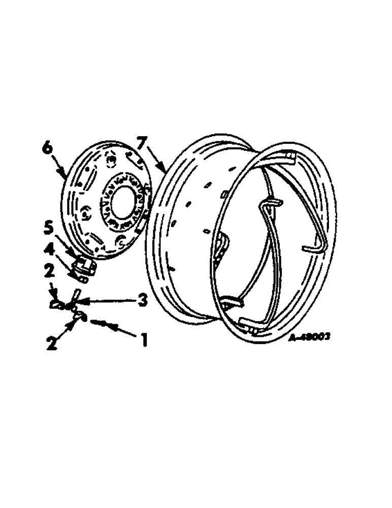 Схема запчастей Case IH 674 - (15-03) - WHEELS AND TRACTION, POWER ADJUSTED REAR WHEELS Wheels & Traction