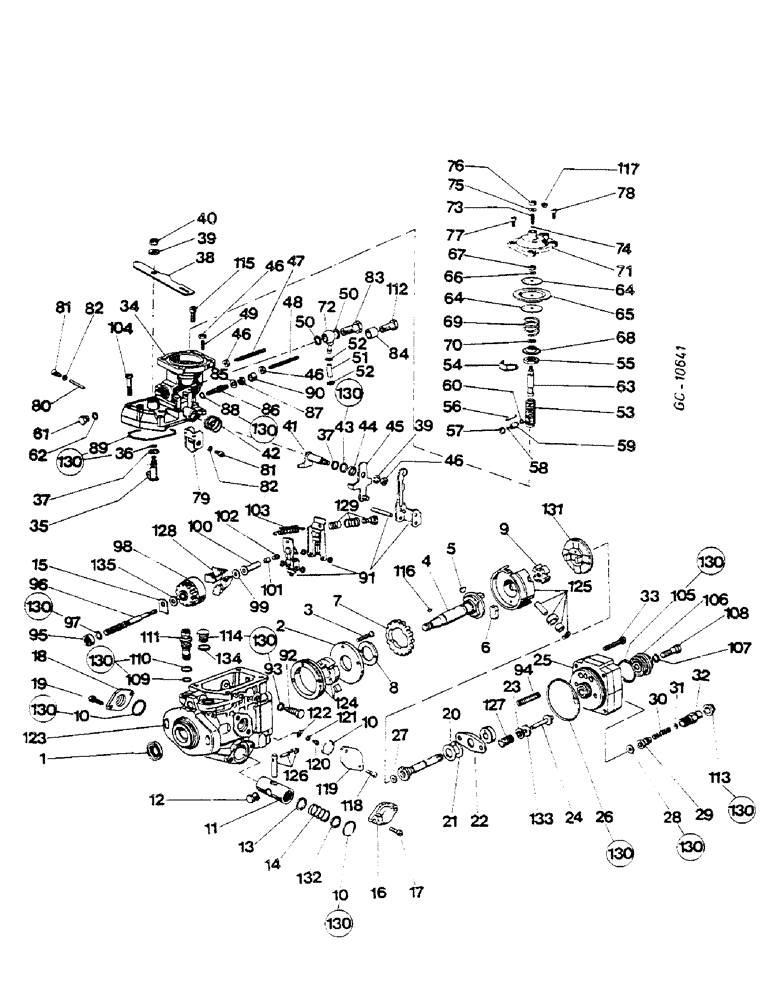 Схема запчастей Case IH D-155 - (11-114) - INJECTION PUMP 
