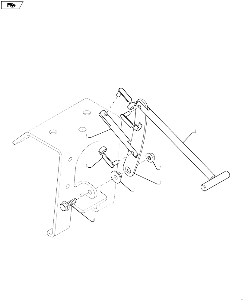 Схема запчастей Case IH STEIGER 600 - (90.100.02[01]) - ENGINE HOOD LATCH (NORTH AMERICA) (90) - PLATFORM, CAB, BODYWORK AND DECALS