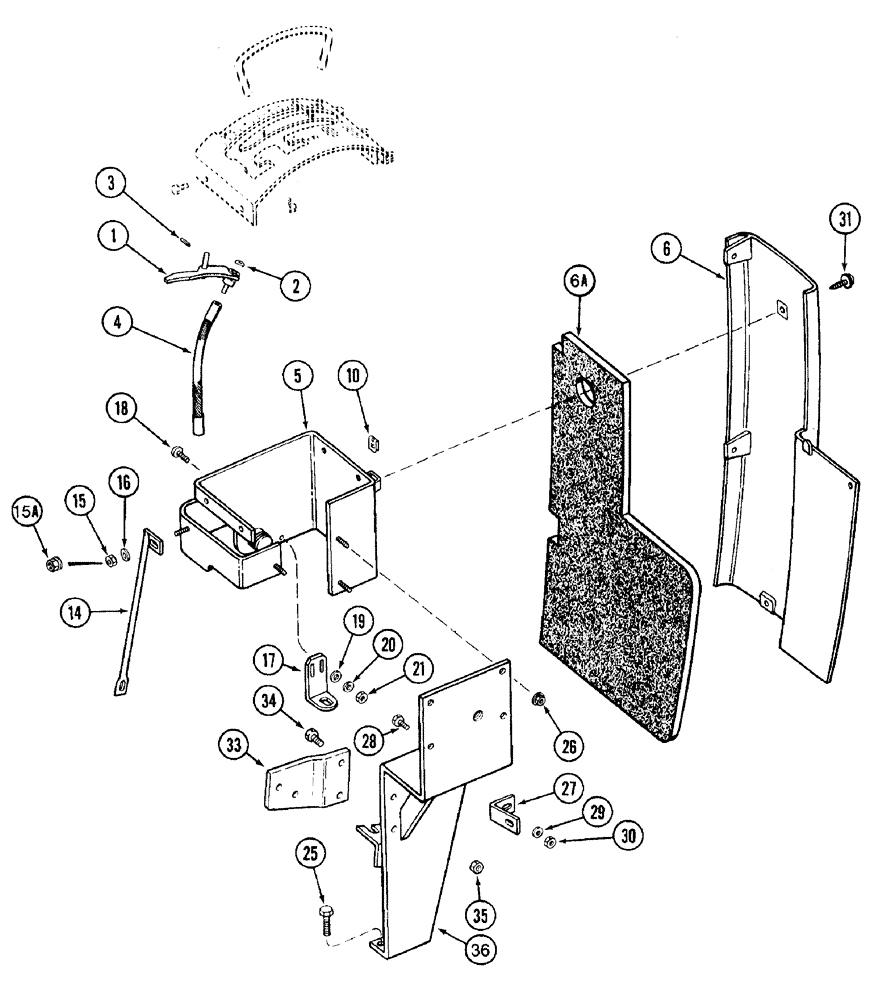 Схема запчастей Case IH 7210 - (9-052) - CAB, CONTROL CONSOLE (09) - CHASSIS/ATTACHMENTS