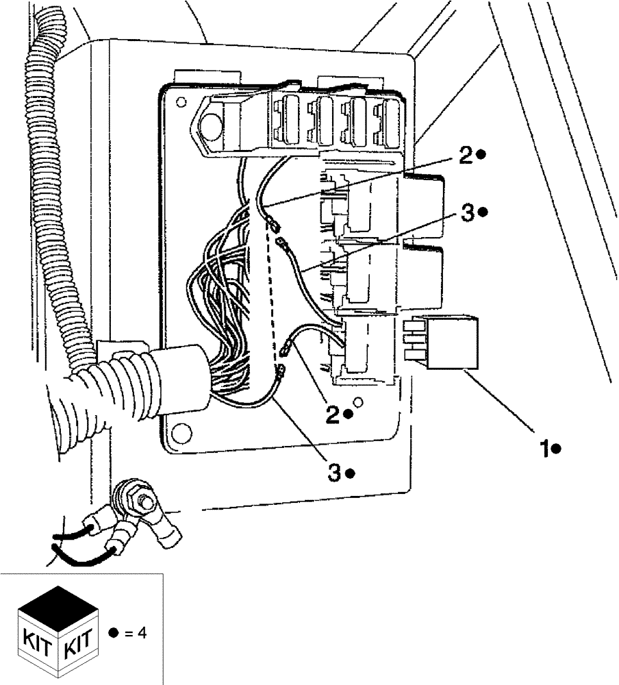 Схема запчастей Case IH SCOUT XL - (88.404.10) - DIA KIT, KEY CONTROLLED HEAD LIGHTS (88) - ACCESSORIES