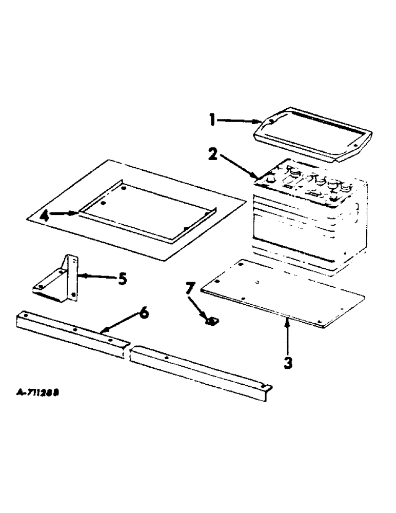 Схема запчастей Case IH 303 - (366) - BD-220 ENGINE, 3-9/16 X 3-11/16, BATTERY AND COVER (10) - ENGINE
