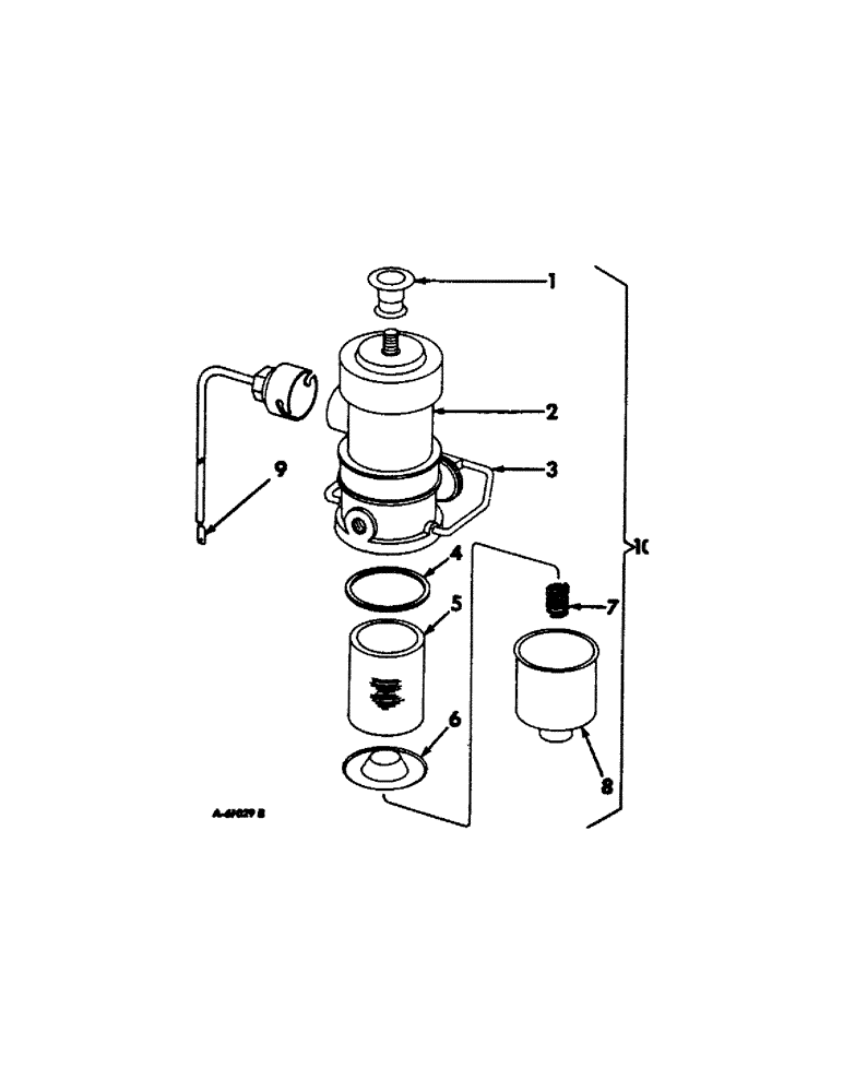 Схема запчастей Case IH 403 - (215[1]) - FUEL PUMP, DIESEL (10) - ENGINE