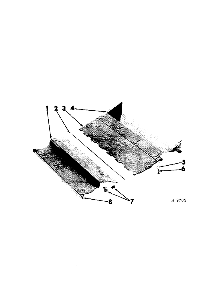 Схема запчастей Case IH 102 - (C-17[A]) - REAR PAN 
