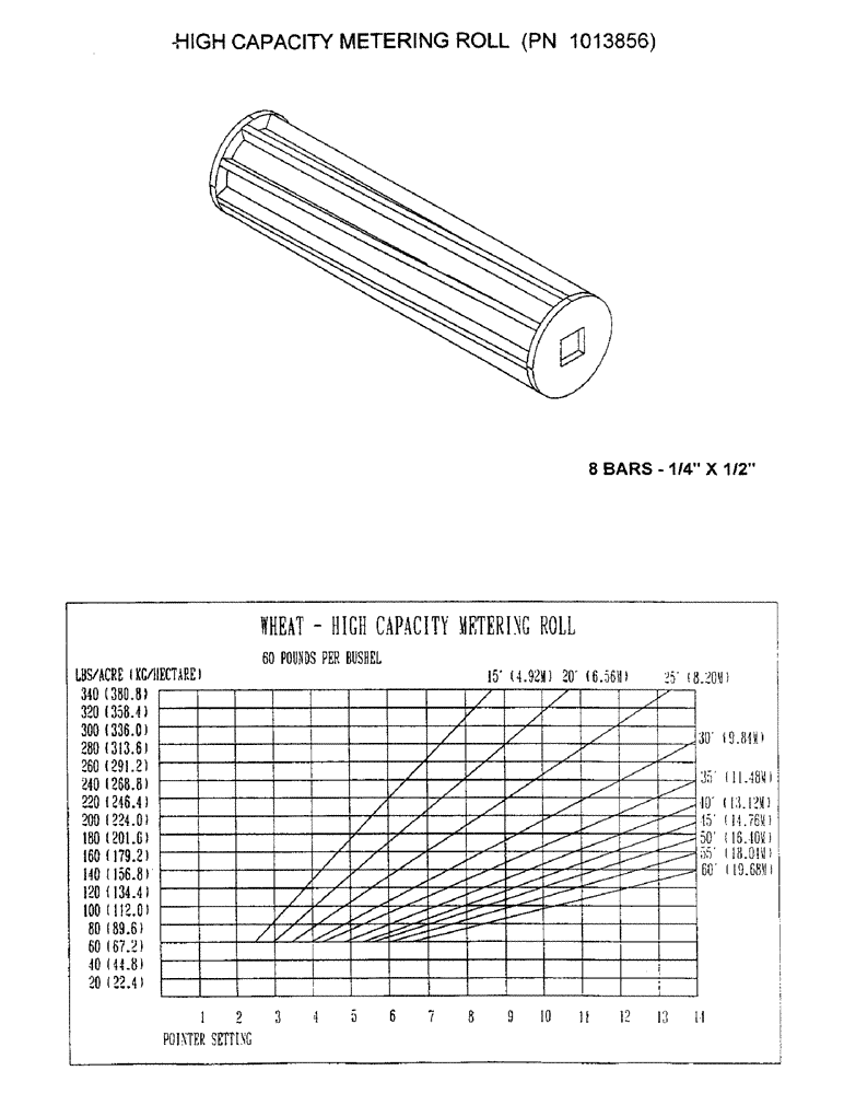 Схема запчастей Case IH 2400 - (D09) - HIGH CAPACITY METERING ROLL, PN 1013856 