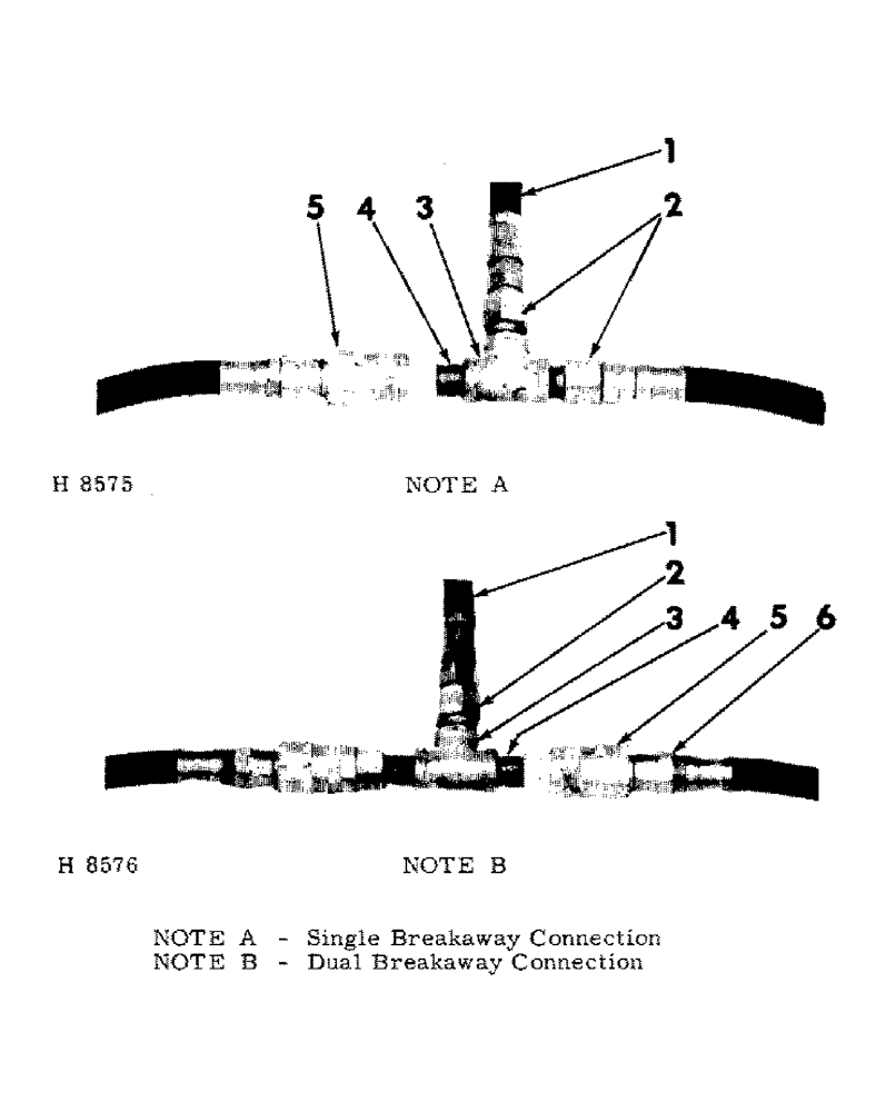 Схема запчастей Case IH 55 - (08-09) - HYDRAULIC TEE CONNECTION 