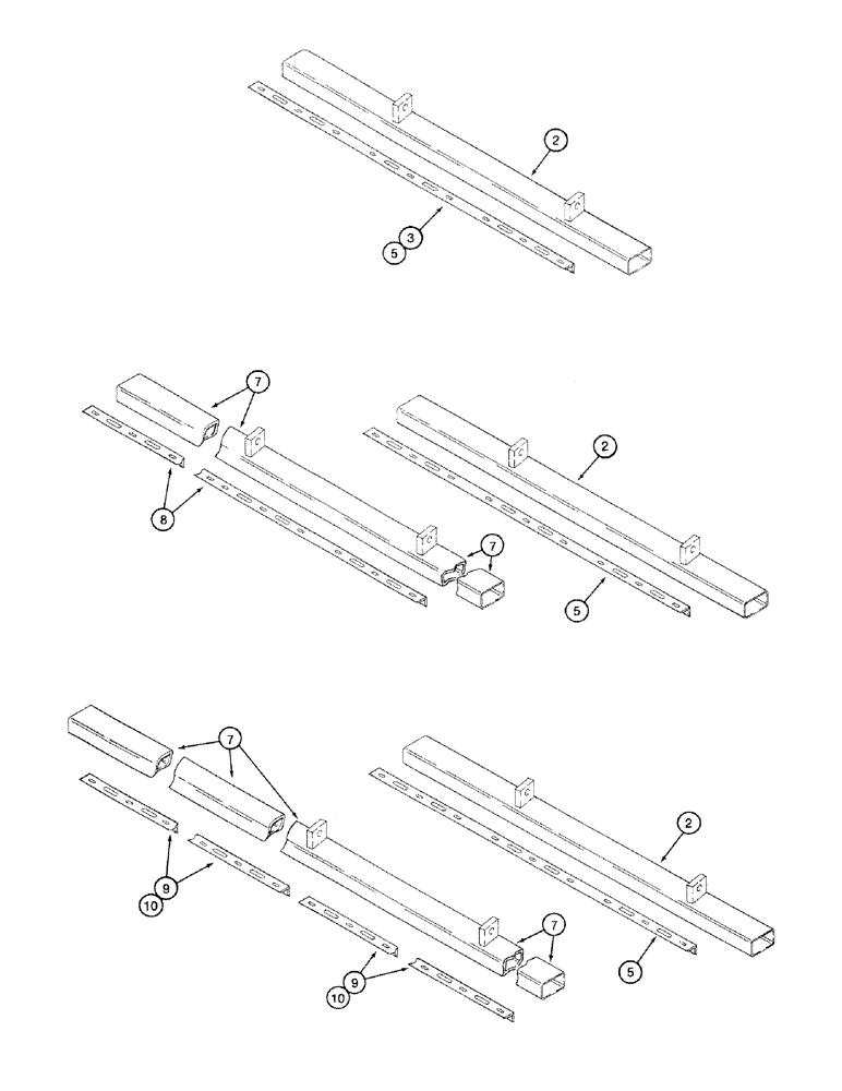 Схема запчастей Case IH 4200 - (09-18) - CUSHION DISC GANG, FRAME AND SCRAPER SUPPORTS, 11 FT 10 INCH MULCH FINISHER (09) - CHASSIS/ATTACHMENTS