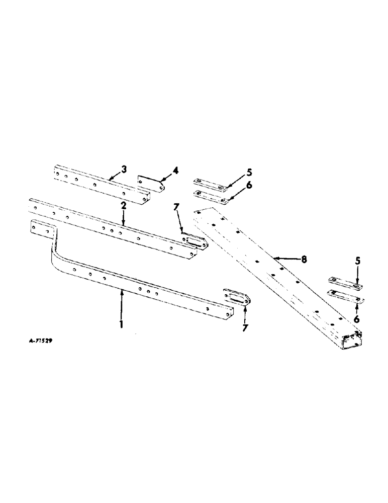 Схема запчастей Case IH 520 - (Y-02) - MAIN FRAME 