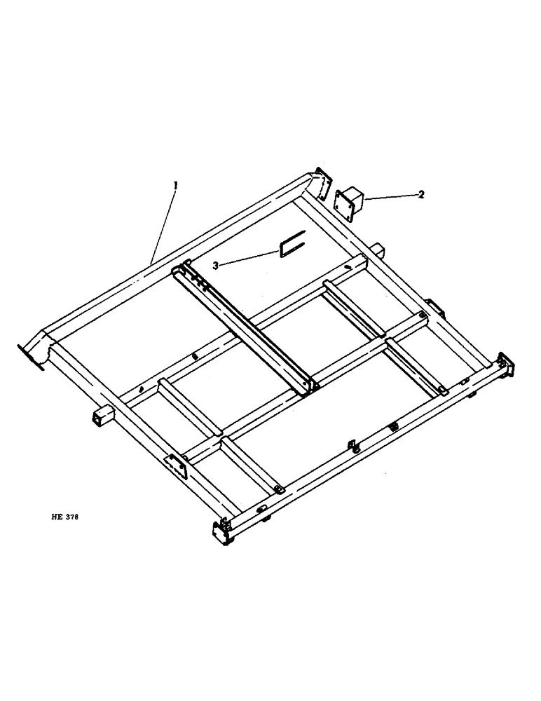 Схема запчастей Case IH 55 - (F-03) - MAIN FRAME, 25 FOOT AND 31 FOOT MACHINES BUILT WITH IDENTIFICATION PLATE C111 OR C1121 