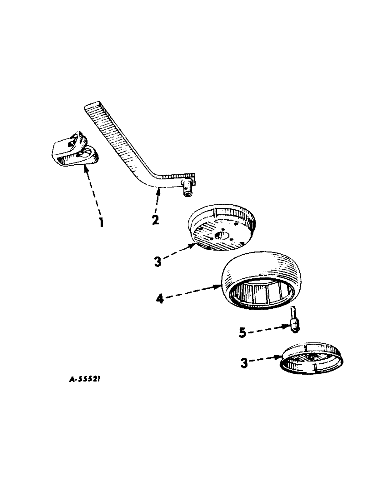 Схема запчастей Case IH 1269 - (AL-07) - BALL BEARING GAUGE WHEEL 