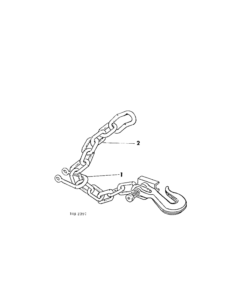 Схема запчастей Case IH 150 - (07) - SAFETY CHAIN 