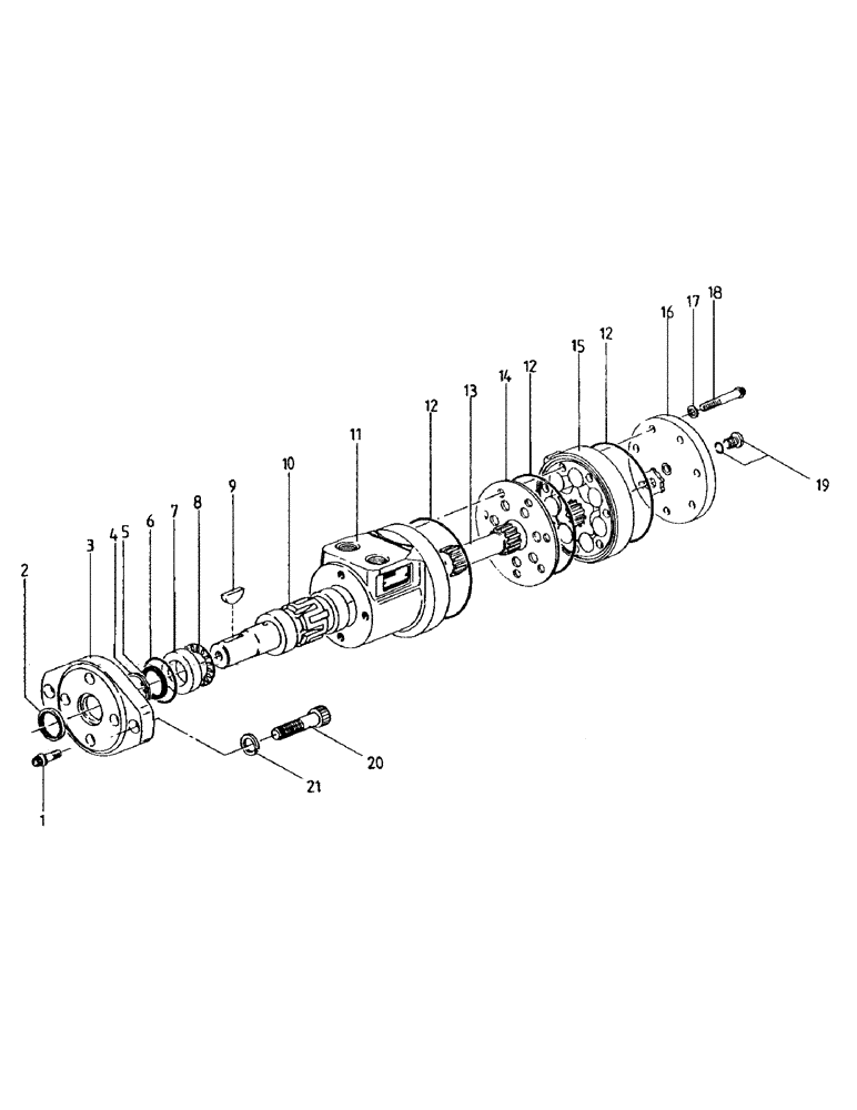 Схема запчастей Case IH 7700 - (B02-07) - HYDRAULICS, MOTOR, TOPPER SEVERING Hydraulic Components & Circuits
