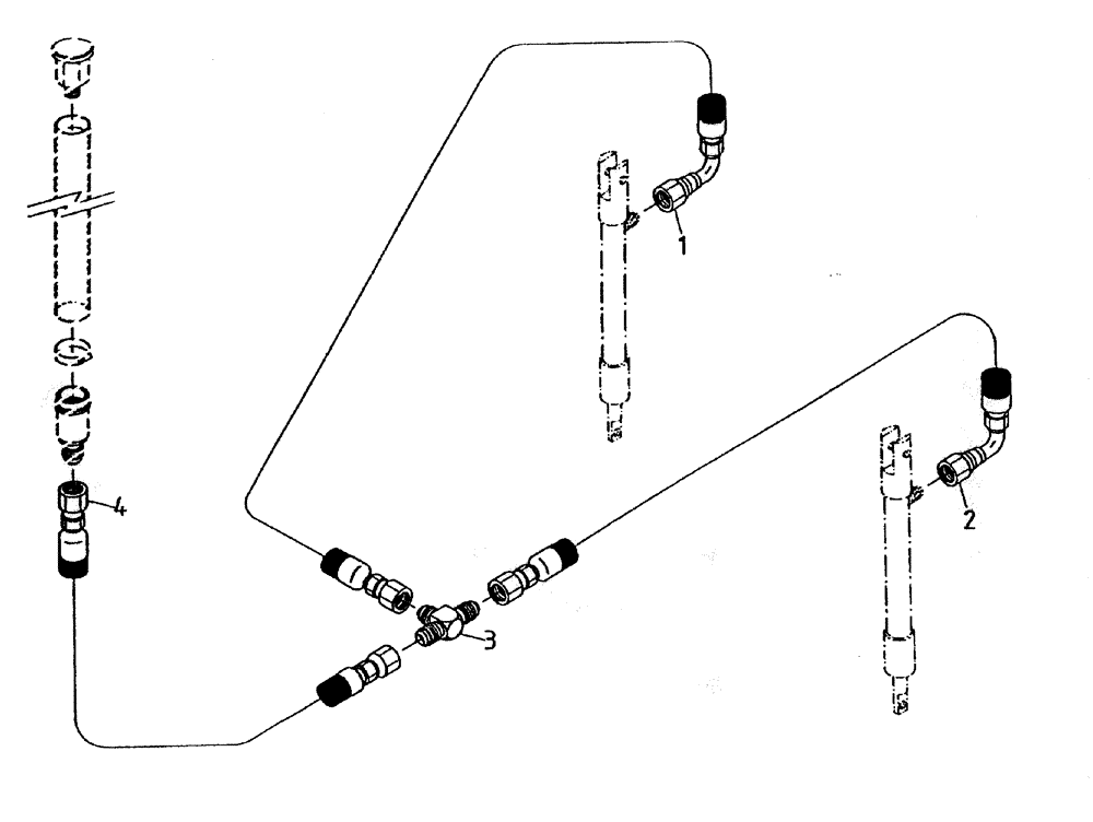 Схема запчастей Case IH 7700 - (B07-20A) - HYDRAULIC CIRCUIT (HEIGHT INDICATOR 7700), SERIAL #7908 AND Hydraulic Components & Circuits