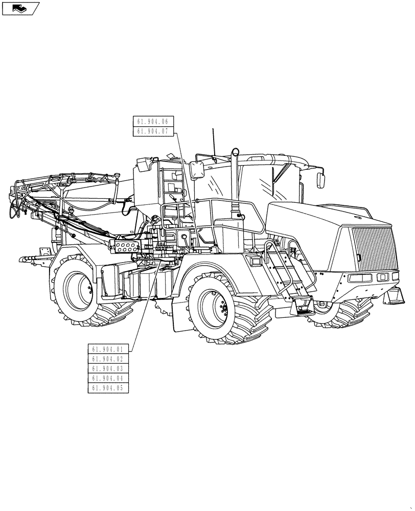 Схема запчастей Case IH 810 - (00.000.61) - PICTORIAL INDEX - METERING SYSTEM (00) - GENERAL & PICTORIAL INDEX