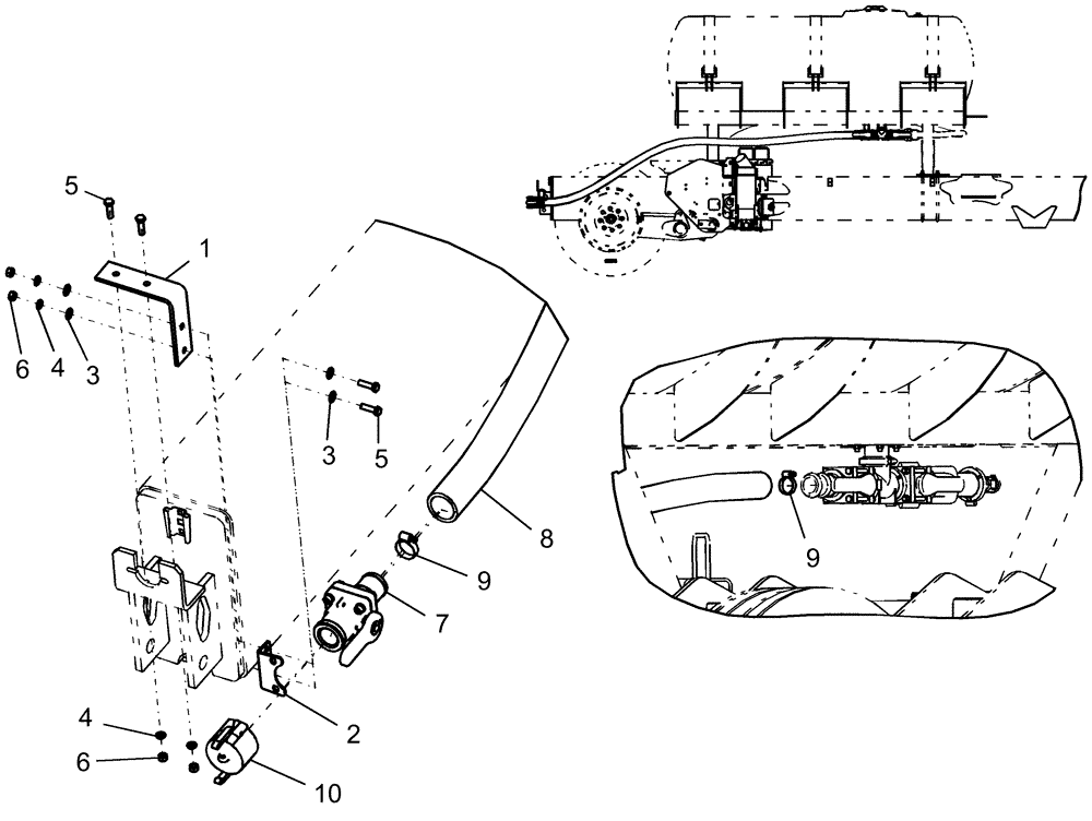 Схема запчастей Case IH 1250 - (75.110.41) - LIQUID FERTILIZER - QUICK FILL - 24 ROW, 600 GALLON TANK (75) - SOIL PREPARATION