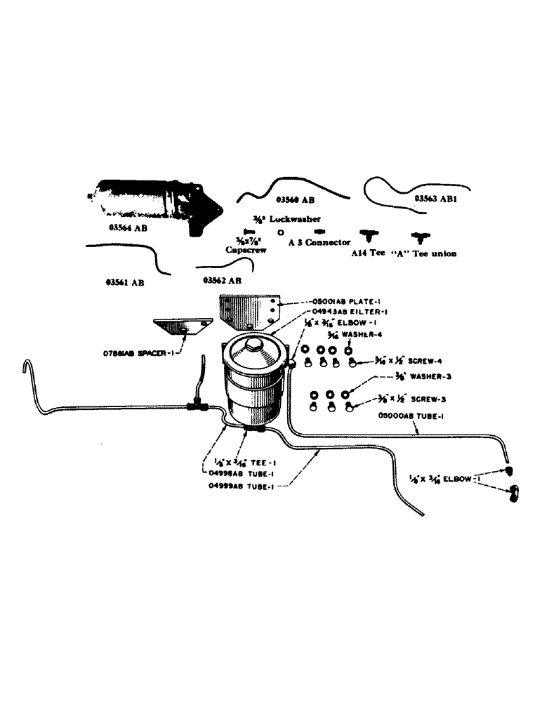 Схема запчастей Case IH LE - (10) - OIL FILTER, PRIOR TO ENGINE NUMBER 4300000 