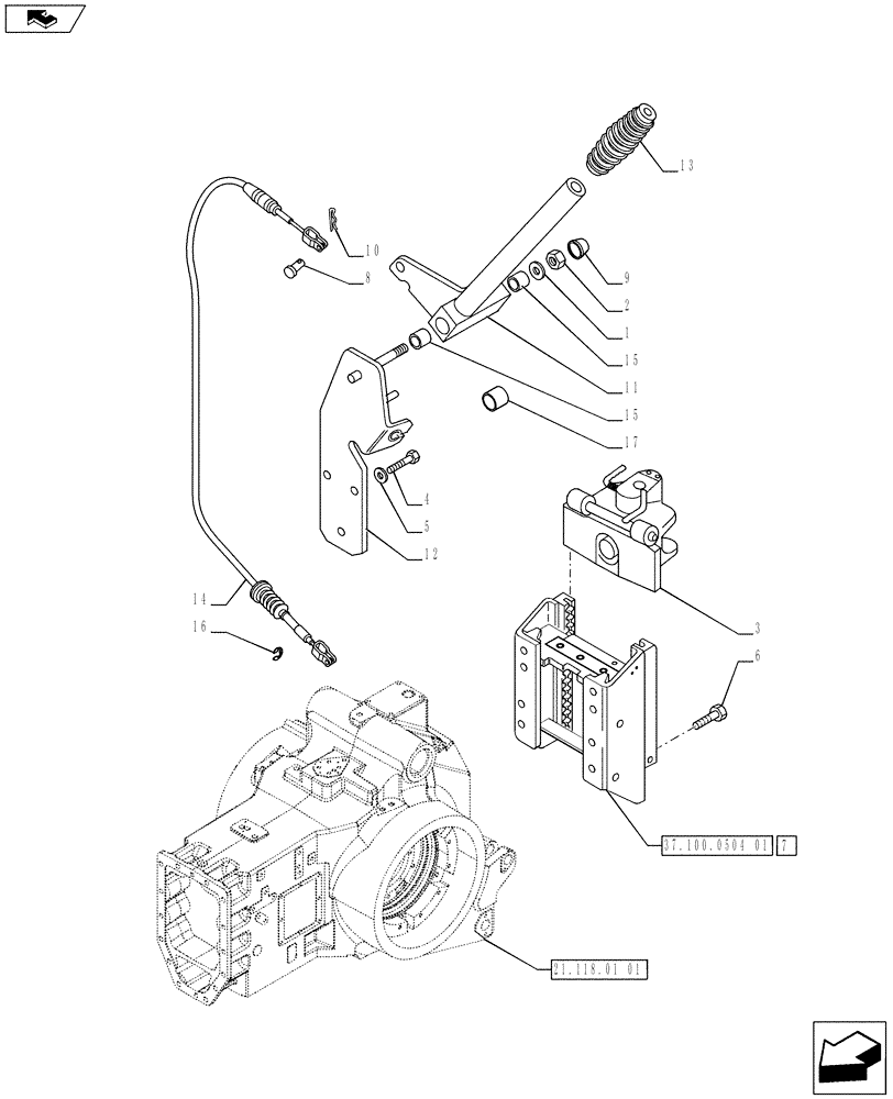 Схема запчастей Case IH PUMA 170 - (37.100.08) - SLIDER TOW HOOK WITH AUTO SWIVEL COUPLING (38 MM) - SLIDER TOW HOOK - GERMANY (VAR.720897) (37) - HITCHES, DRAWBARS & IMPLEMENT COUPLINGS