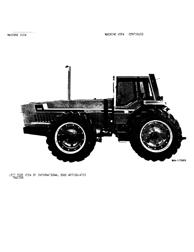 Схема запчастей Case IH 3788 - (00-08) - INTRODUCTION - MACHINE VIEW, LEFT SIDE (00) - GENERAL