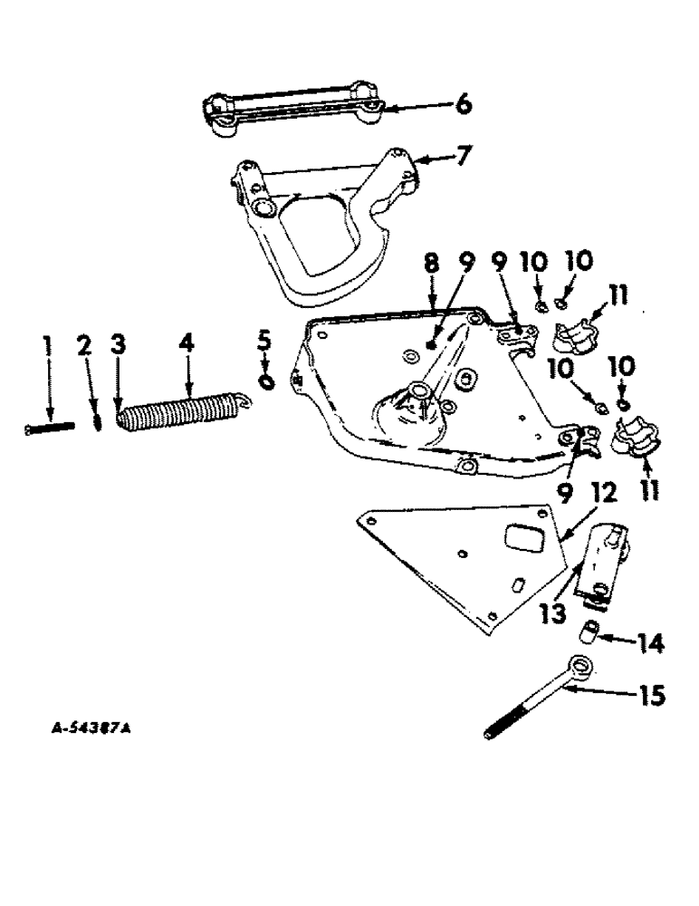 Схема запчастей Case IH 100 - (A-02) - PIVOT FRAME, BREAKAWAY ARM AND LATCH SUPPORT PLATE 