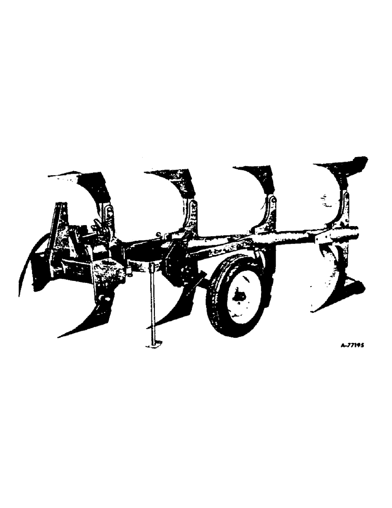 Схема запчастей Case IH 641 - (AD-01) - 641 TWO WAY FOUR-FURROW 