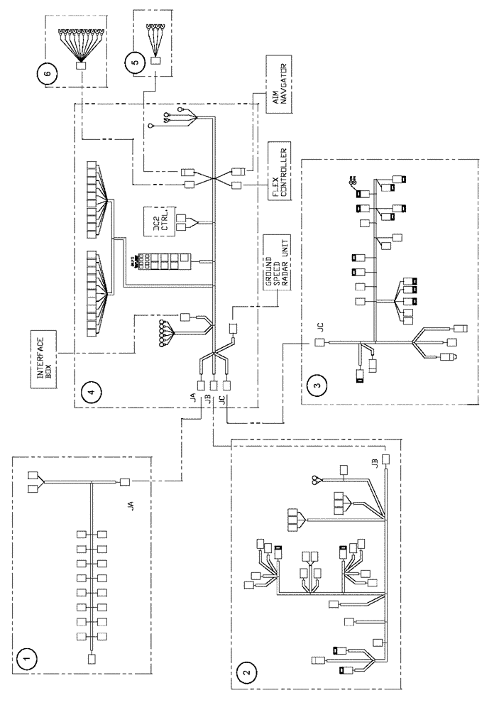 Схема запчастей Case IH 438 - (14-002) - HARNESS ASSEMBLY (06) - ELECTRICAL