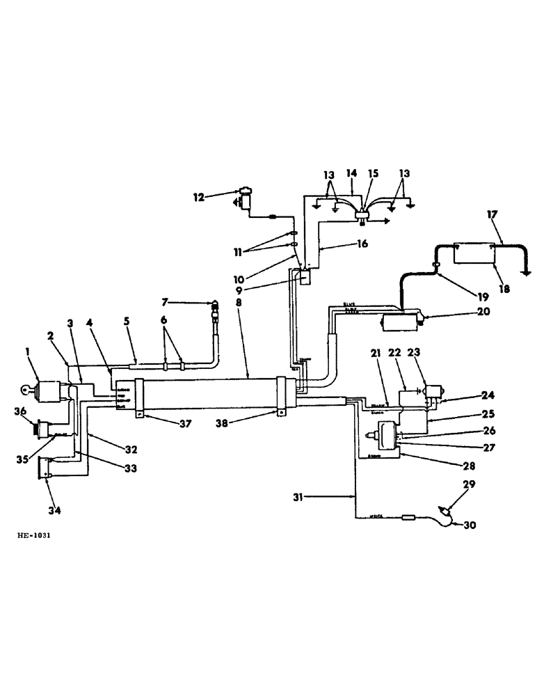 Схема запчастей Case IH 275 - (G-02) - ELECTRICAL SYSTEM, WIRING DIAGRAM (06) - ELECTRICAL SYSTEMS